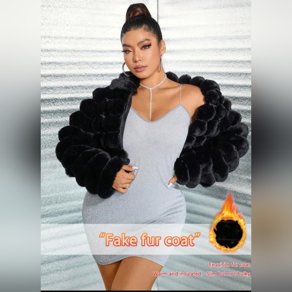 Faux Fur cropped Jacket